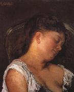 Gustave Courbet Sleeping woman oil painting picture wholesale